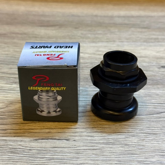 FENG TAI ถ้วยคอจักรยาน 1 นิ้ว เกลียว แบบลอย Threaded Headset สีดำ สีเงิน BMX Vintage