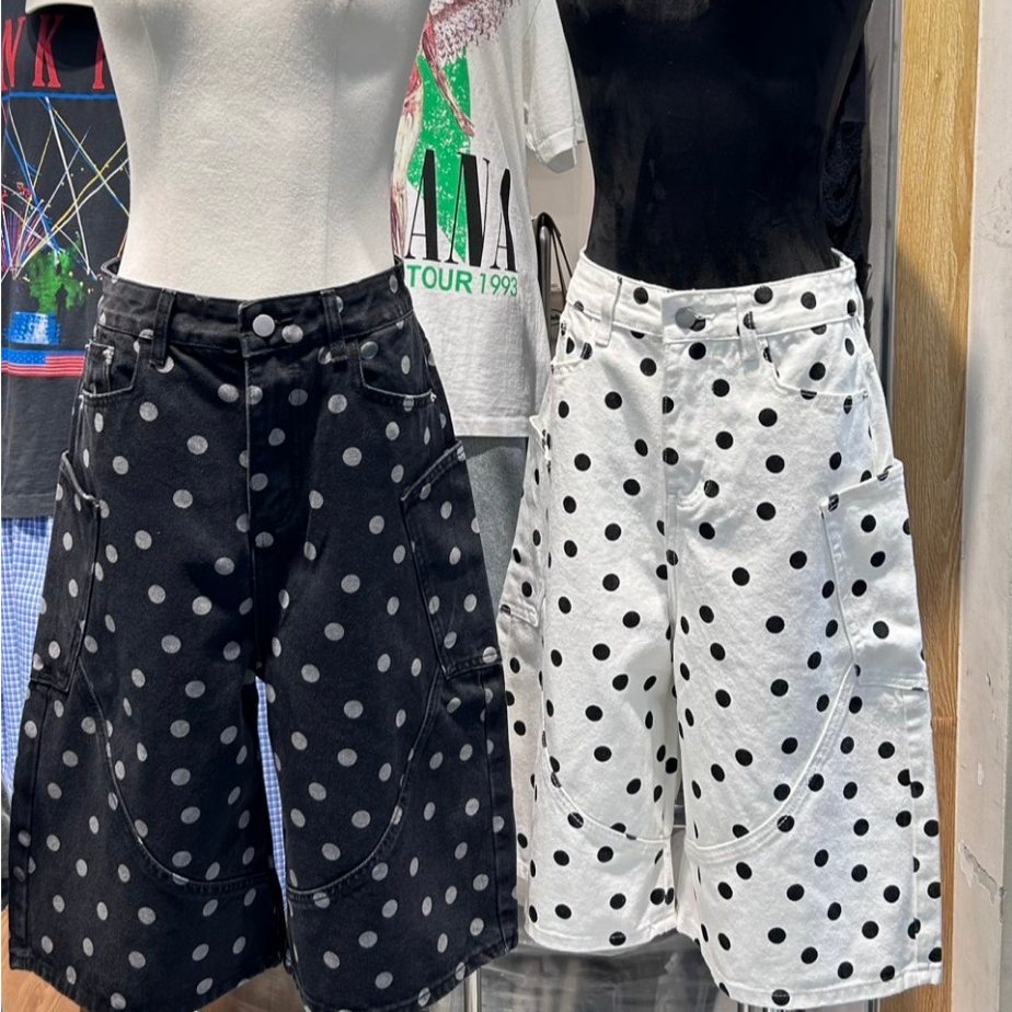 ขาสั้น Polkadot Baggy Jorts