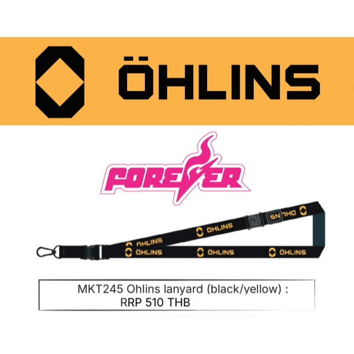 Ohlins Original Lanyard สายคล้อง Ohlins ปี 2026
