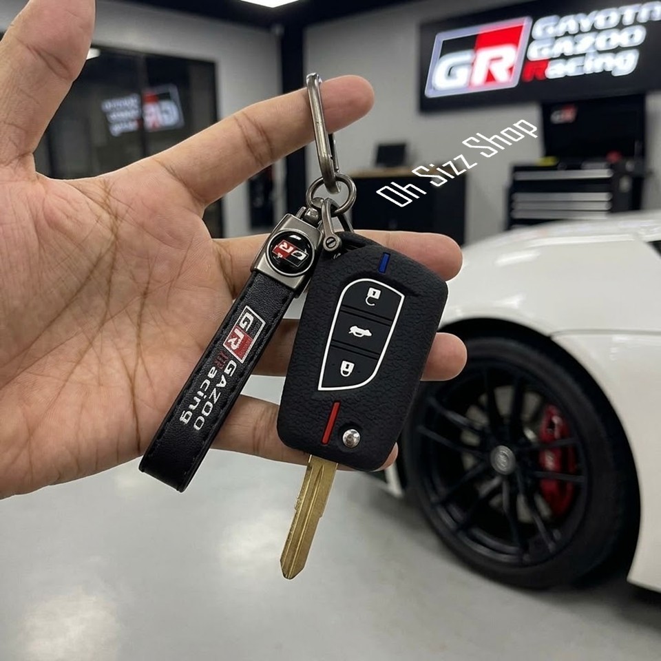 เคสรีโมทรถ REVO Fortuner Leader S ไขสตาร์ท งานซิลิโคน Toyota Key Sets Model Hilux Revo พับข้าง แบบ 2