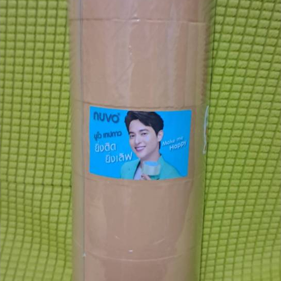 เทปสีน้ำตาล (ยกแพ็ค 6 ม้วน) เทปปิดกล่อง NUVO เหนียวทนทานกว้าง 2 นิ้ว ยาว45หลา เทปOPP เทปสีชา ถูกที่สุดแล้ว ตกม้วนละ8บาท