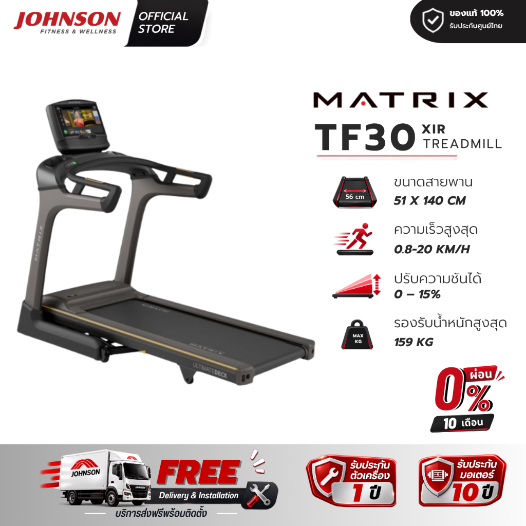 *Pre-Order Matrix Treadmill TF30XIR หน้าจอ Touch Screen