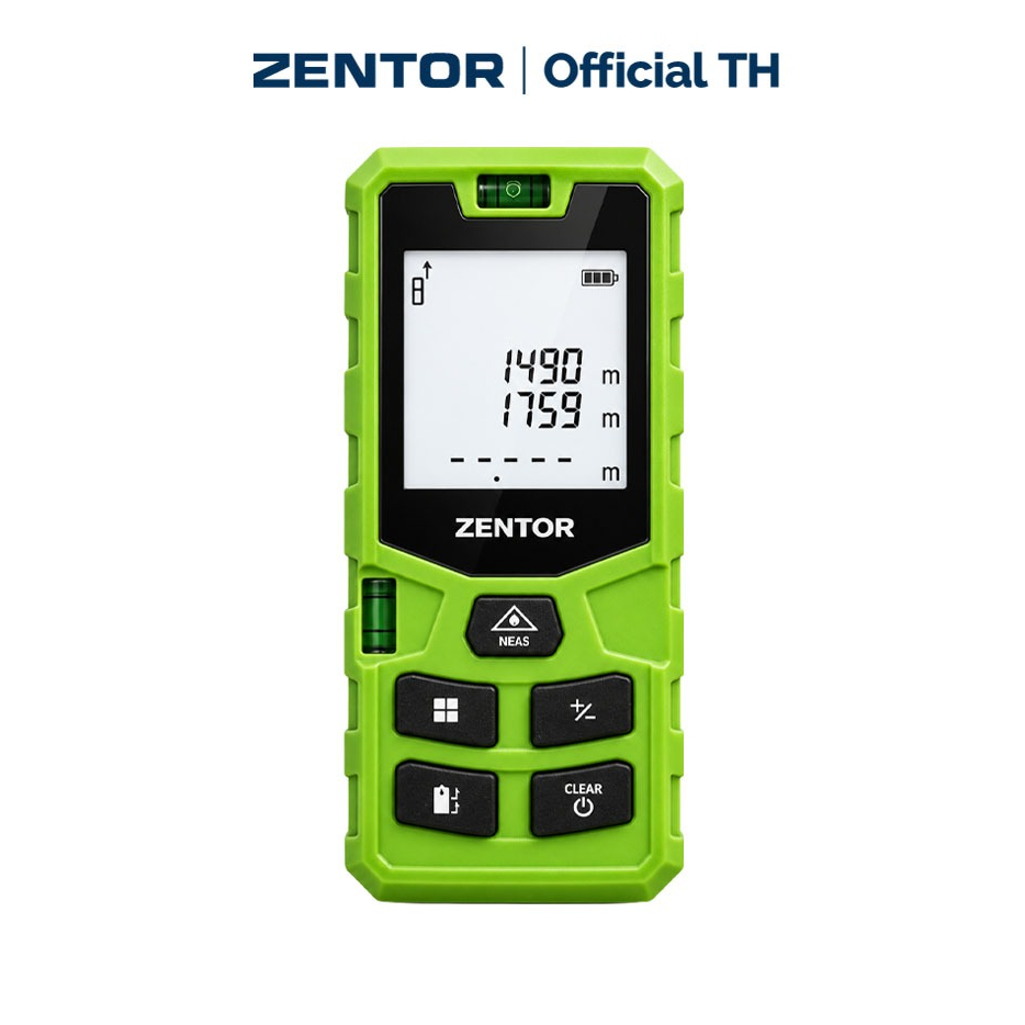 Zentor เครื่องวัดระยะ เครื่องวัดระยะเลเซอร์ 50 เมตร ที่วัดระยะ ความแม่นยำสูง Laser Rangefinder