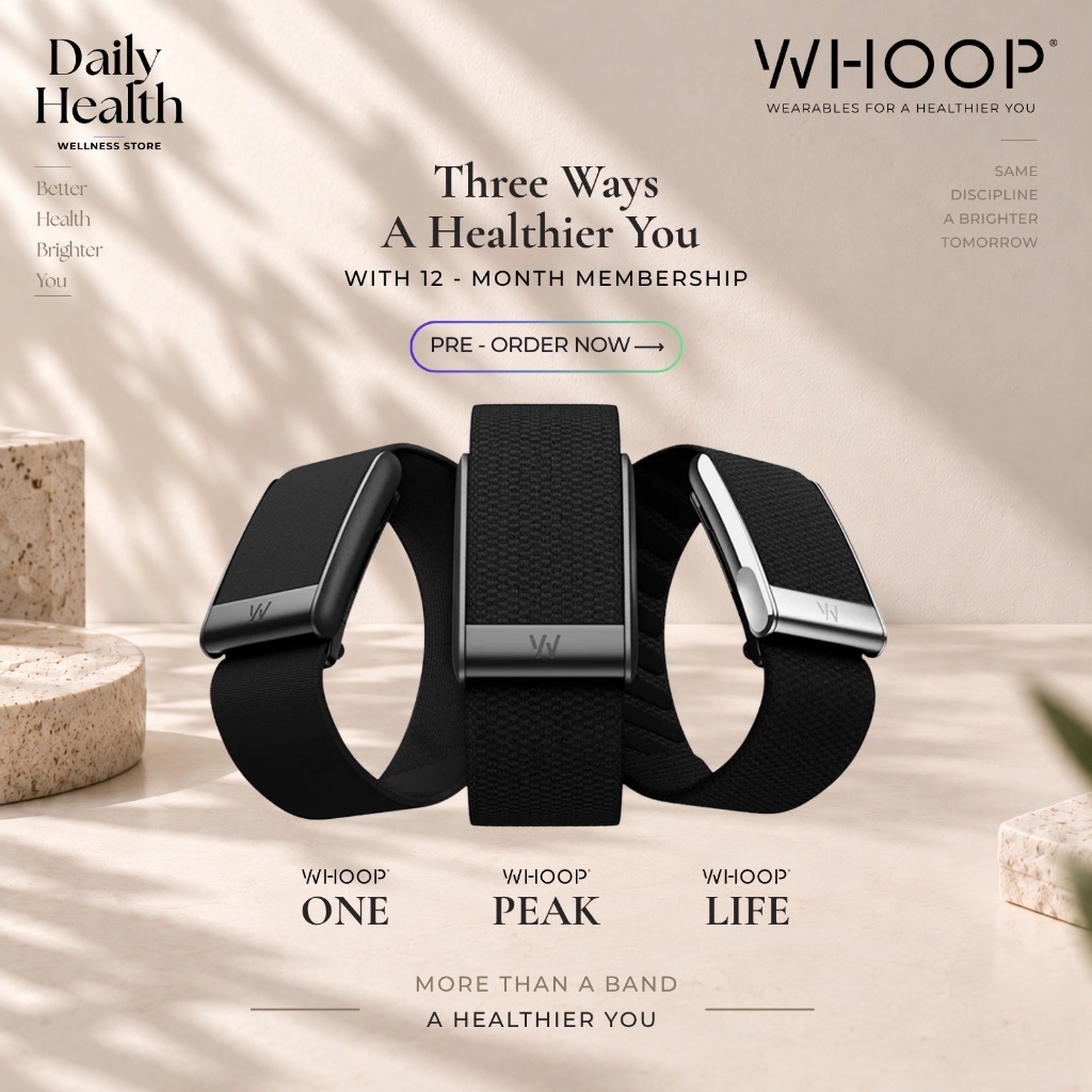 (พร้อมส่ง 18/9) WHOOP 5.0 & WHOOP MG (12-Month Membership)