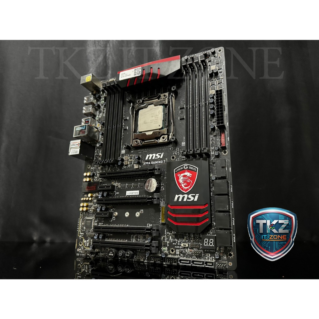 ชุดเมนบอร์ด(mainboard+cpu) INTEL I7 5820K + MSi X99A GAMING7 (socket2011-3) 1 Month warranty