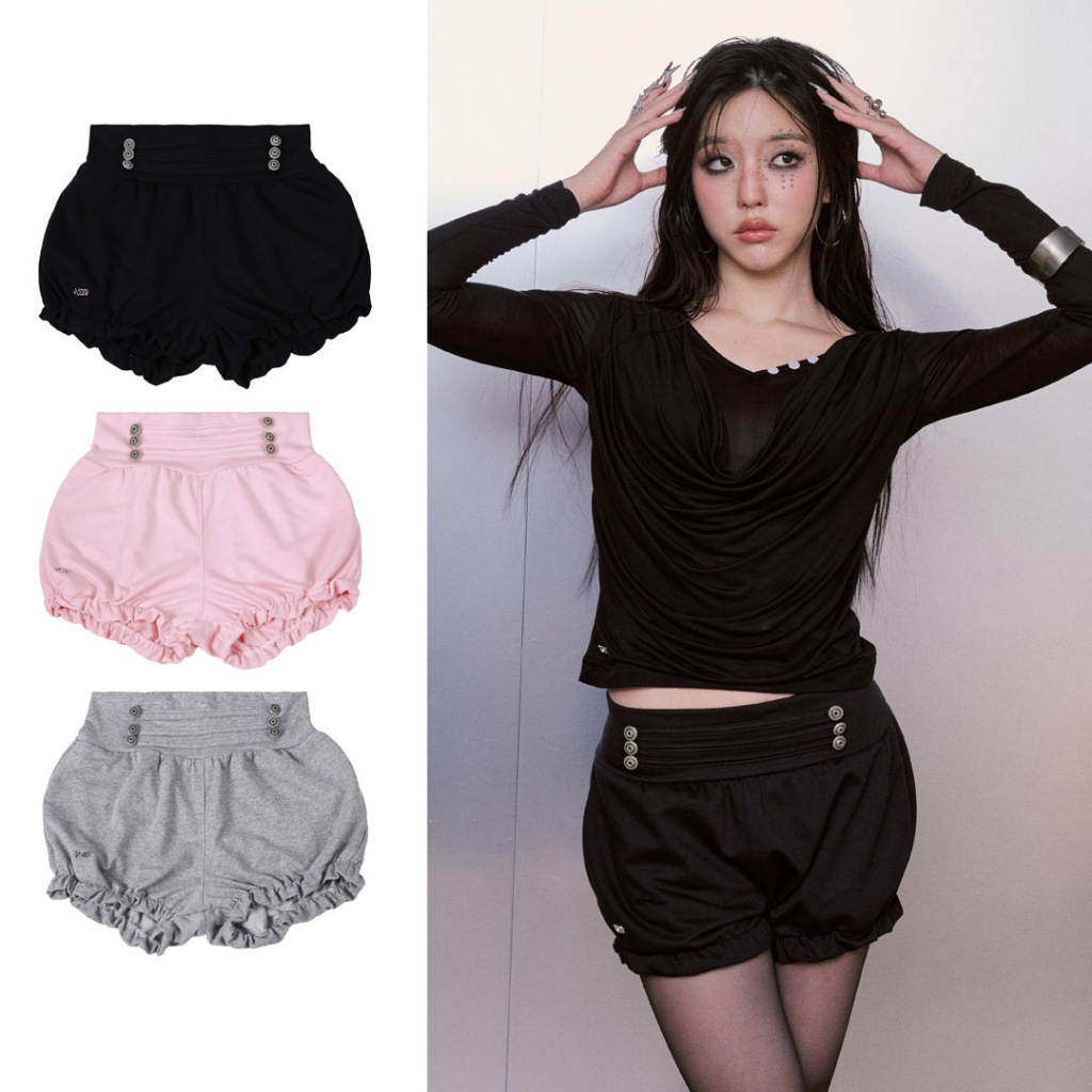 kome.offi กางเกงขาสั้นทรงฟักทอง รุ่น knight short