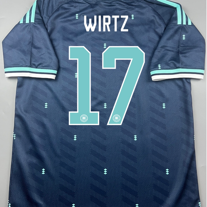 sale เสื้อบอล แฟนบอล บอลโลก 2026  ทีมชาติ เยอรมัน เยือน 17 WIRTZ  Fan Germany Away Cecat