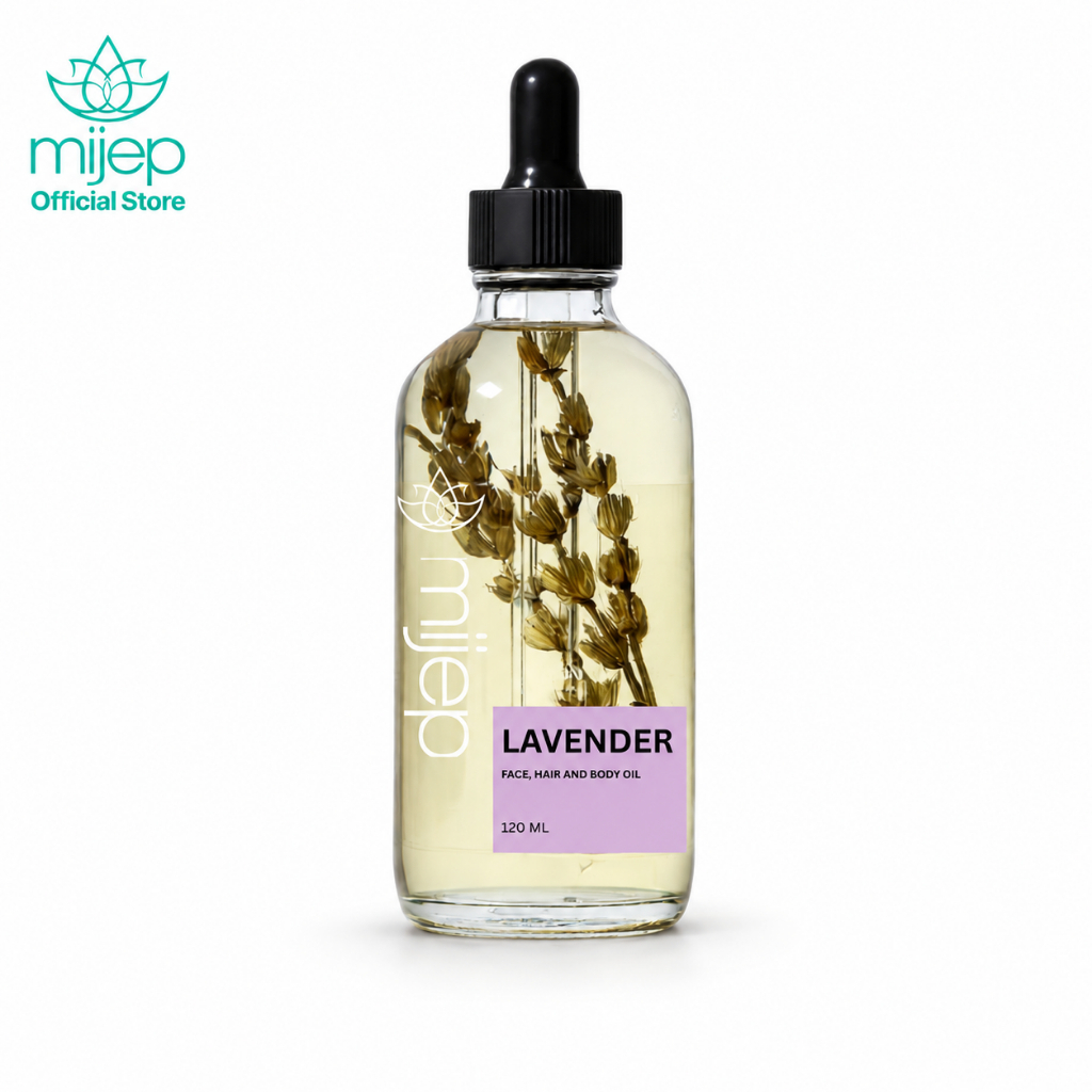MIJEP Lavender body oil  ลาเวนเดอร์ บอดี้ ออยล์  ออยทาผิว  บอดี้ออย  oil บํารุงผิว  body oil ตัวหอม 
