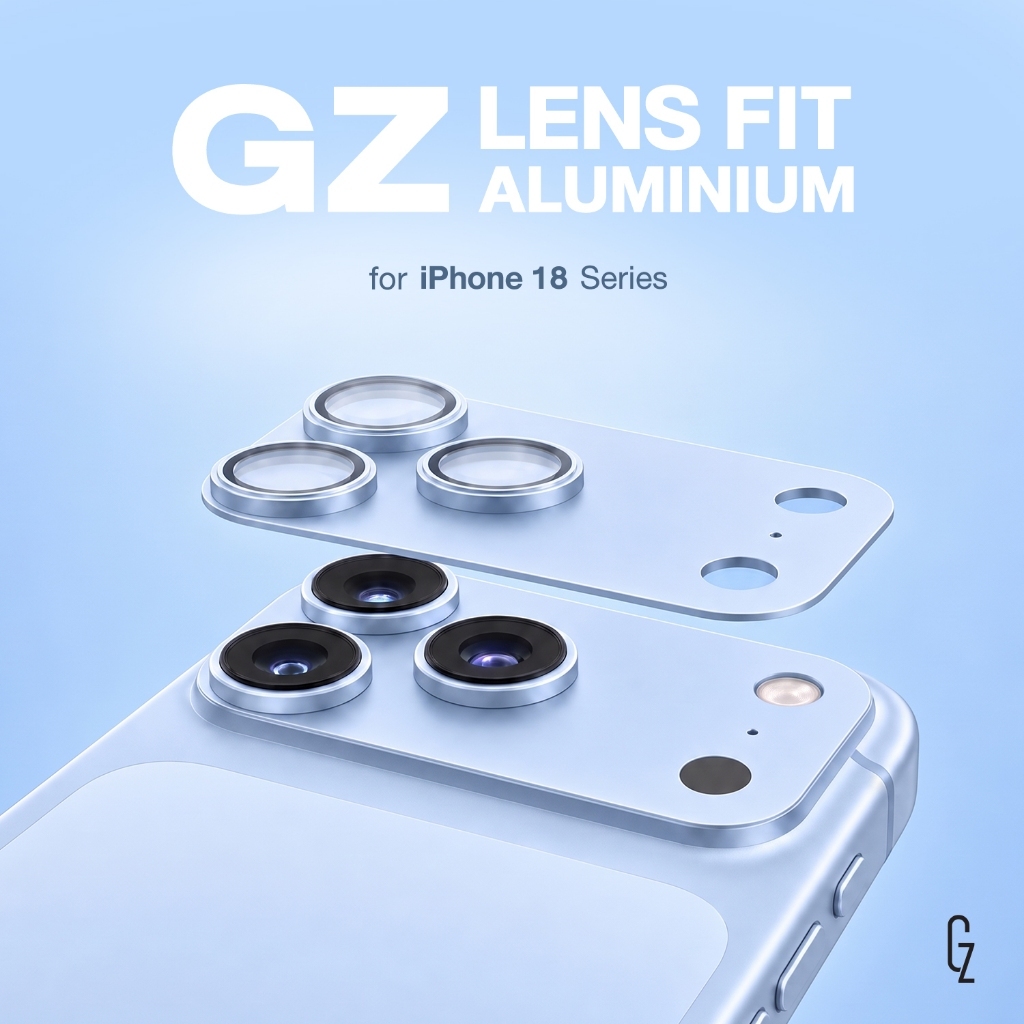 ฟิล์มป้องกันเลนส์กล้อง GZ Lens Fit Aluminiun สำหรับ iPhone18 Series