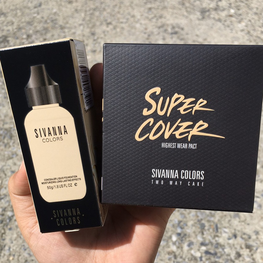 DUO SET SIVANNA เซตคู่ ซิวานน่า คัลเลอร์ แป้ง HF201+รองพื้น HF674