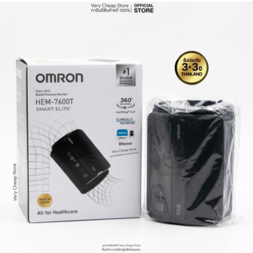 Omron HEM7600T เครื่องวัดความดันโลหิต ระบบวัดชีพจรอัตโนมัติ รุ่นHem7600T เครื่องแท้ ประกันศูนย์ไทย