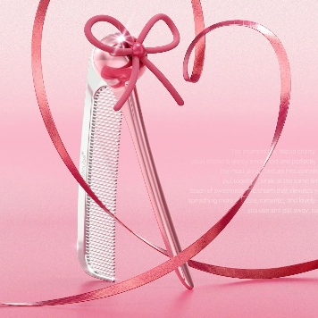 [ส่งด่วน/พร้อมส่ง] 8ECEMBER - New! Medicube x Forever Cherry Ribbon Cherry Glossy Comb หวีวอนยอง หวี