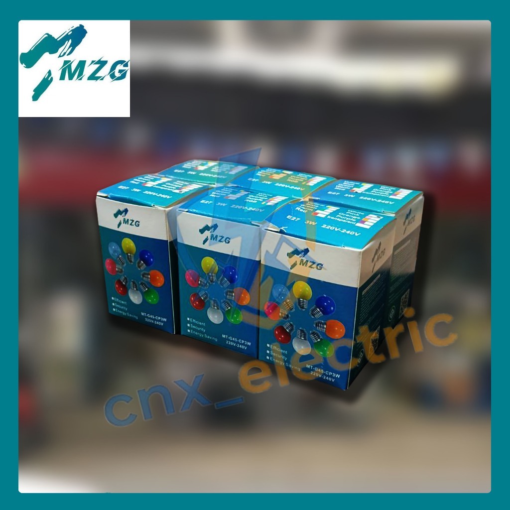 หลอดไฟปิงปอง LED MZG MT-G45-CP3W ขั้ว E27 3w