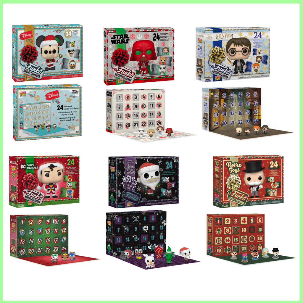 {PRE-ORDER} Funko Pop! Advent Calendar 24-Day, 12-Day, Pocket Pop! Horror Halloween 13-Day