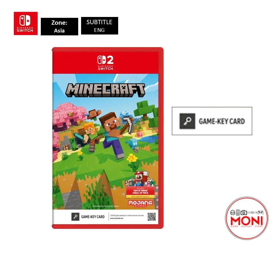 [ส่ง 28 ตุลาคม 2026] MINECRAFT (Game Keycard) (Asia) (EN) Nintendo Switch 2 Games