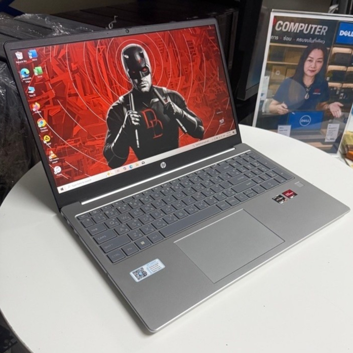 HP AMD Ryzen 5 7520U  จอ15.6“จอใหญ่สภาพสวย