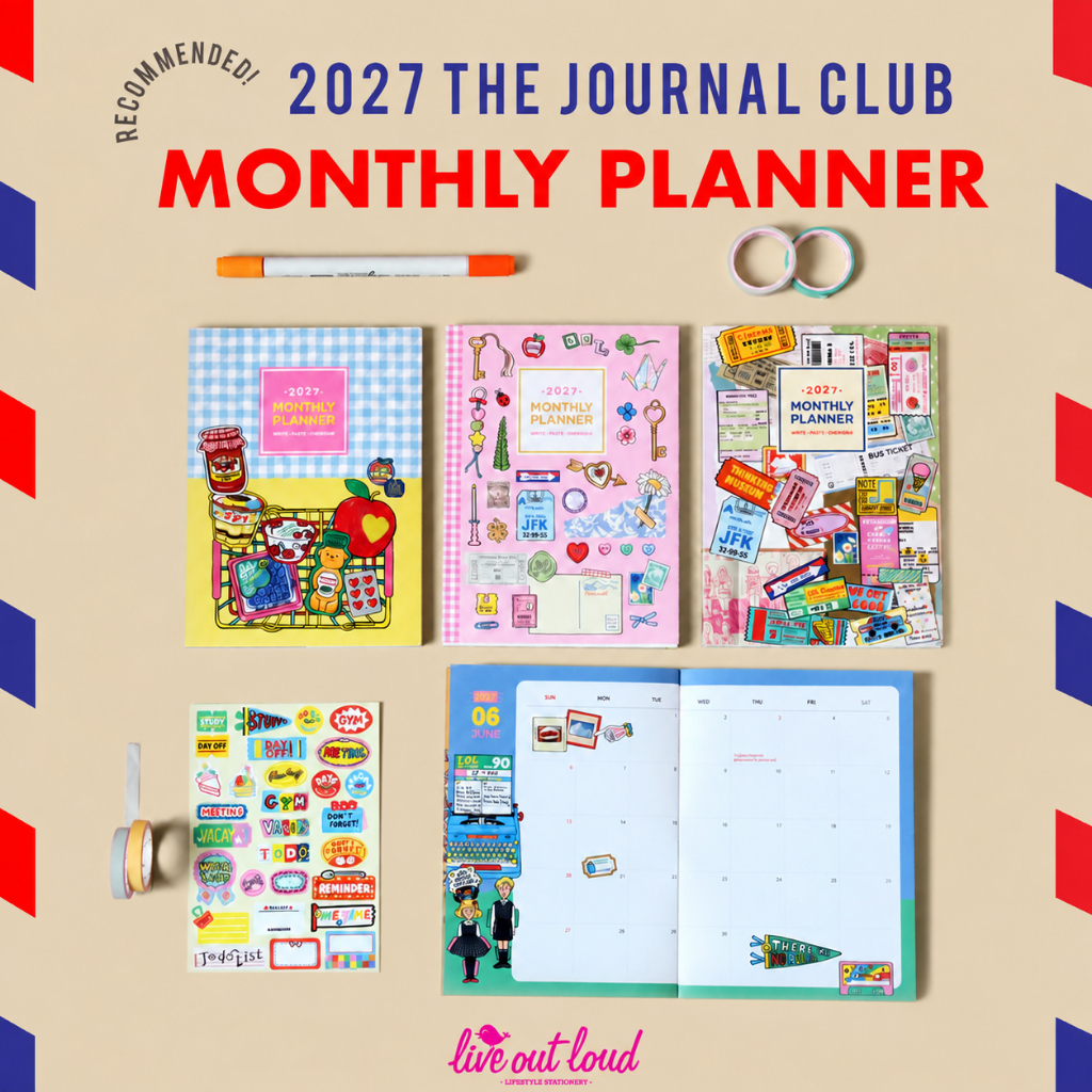 2027 The Journal Club Monthly Planner