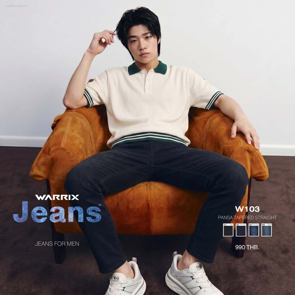 Warrix กางเกงยีนส์ขายาวทรงขาสอบ Women Jeans รุ่น W103 PANSA Tapered Straight (LP-243JEWW103)