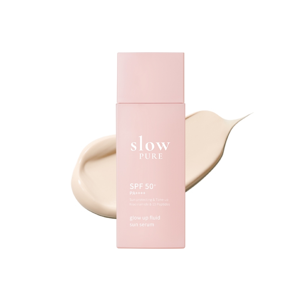 SLOWPURE GLOW UP FLUID SUN SERUM SPF50+ PA++++ | สโลว์เพียว โกลว์ อัพ ฟลูอิด ซัน เซรั่ม เอสพีเอฟ50+ พีเอ++++ — صورة 2