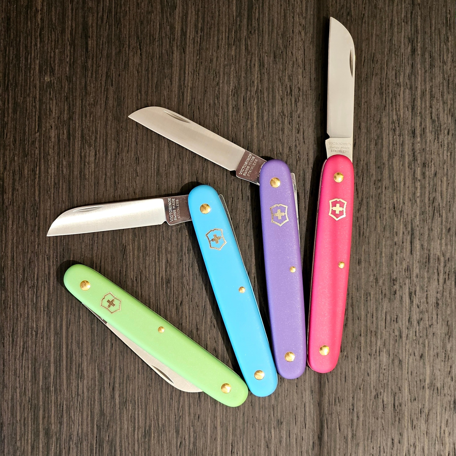 VICTORINOX Floral & Garden Knife Straight Blade 100mm (3.9050) มีดพัด ...