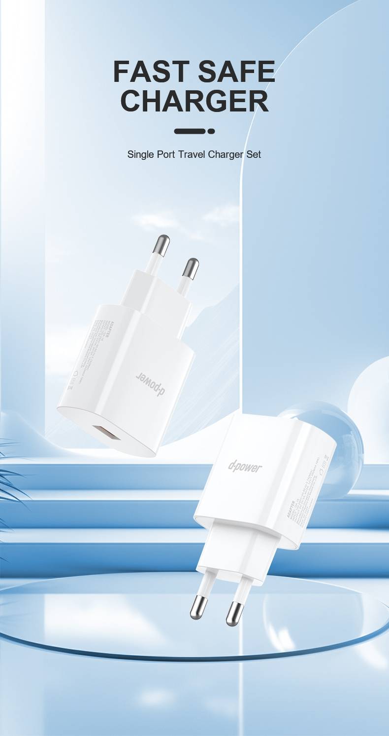 d-power หัวชาร์จด่วน 18W รุ่น QA-18 | Fast Charger Quick Charge 3.0 ขาปลั๊กกลม USB-A มอก. - รายละเอียดสินค้า 19