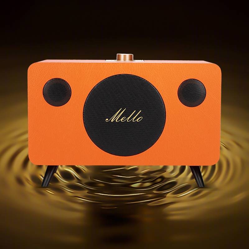 Mello d-power ลำโพงบลูทูธมินิ ลำโพงตู้ไม้ คลาสสิค เรียบหรู กำลังขับ 20 วัตต์แบตเตอรี่ในตัว - รายละเอียดสินค้า 25