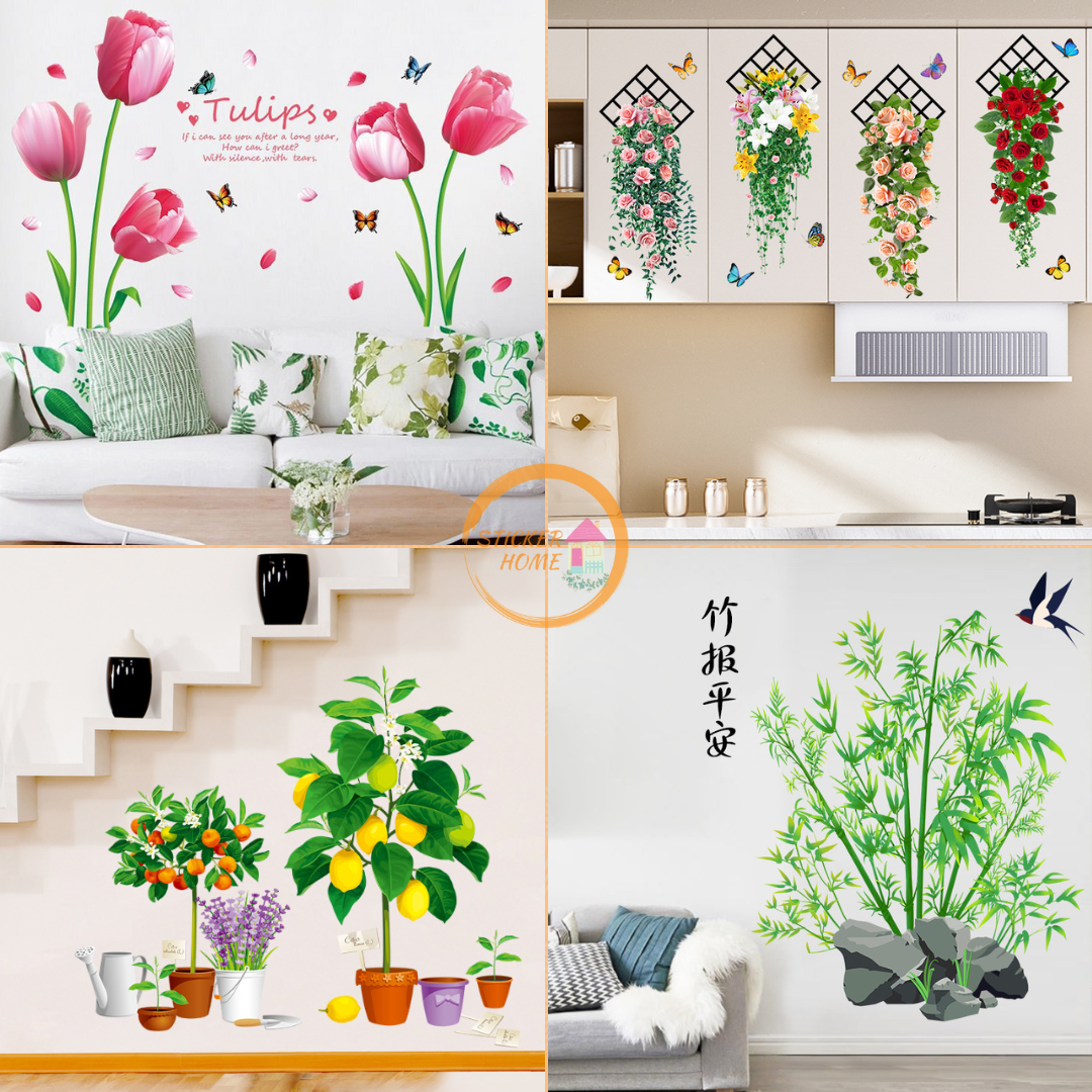 สติ๊กเกอร์ดอกไม้