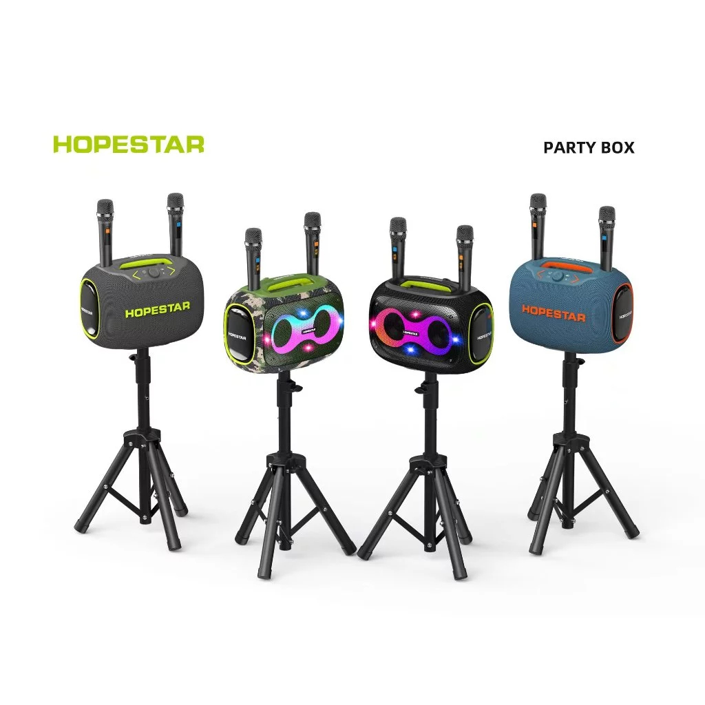 HOPESTAR Partybox ลำโพงบลูทูธ 120W BT5.3 กันน้ำ IPX6 แบต 22000mAh ไมค์ลอย 2 ตัว - รายละเอียดสินค้า 26