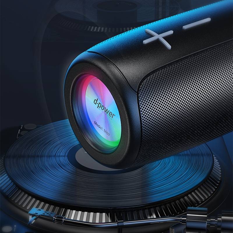 d-power ลำโพงบลูทูธพกพา รุ่น M69 ไฟ RGB light แบตเตอรี่ในตัว1200mAh USB/TF- Card/AUX In3.5mm/BT - รายละเอียดสินค้า 23