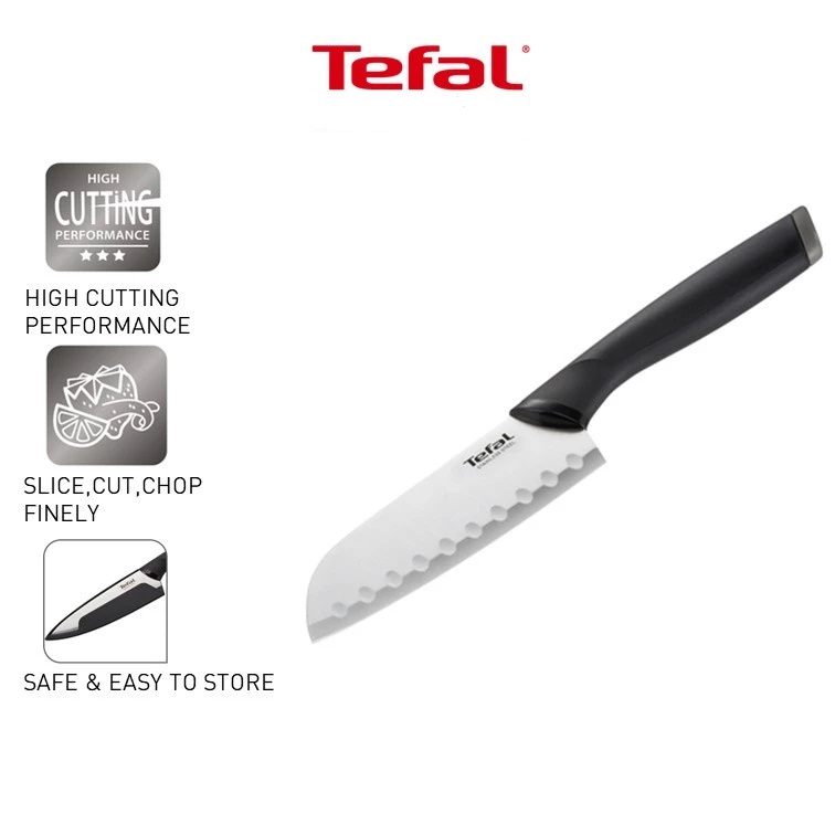 Tefal มีดสเตนเลสทำอาหาร พร้อมปลอกมีด Comfort Kitchen ขนาด 20 Cm K2213204 - รายละเอียดสินค้า 1