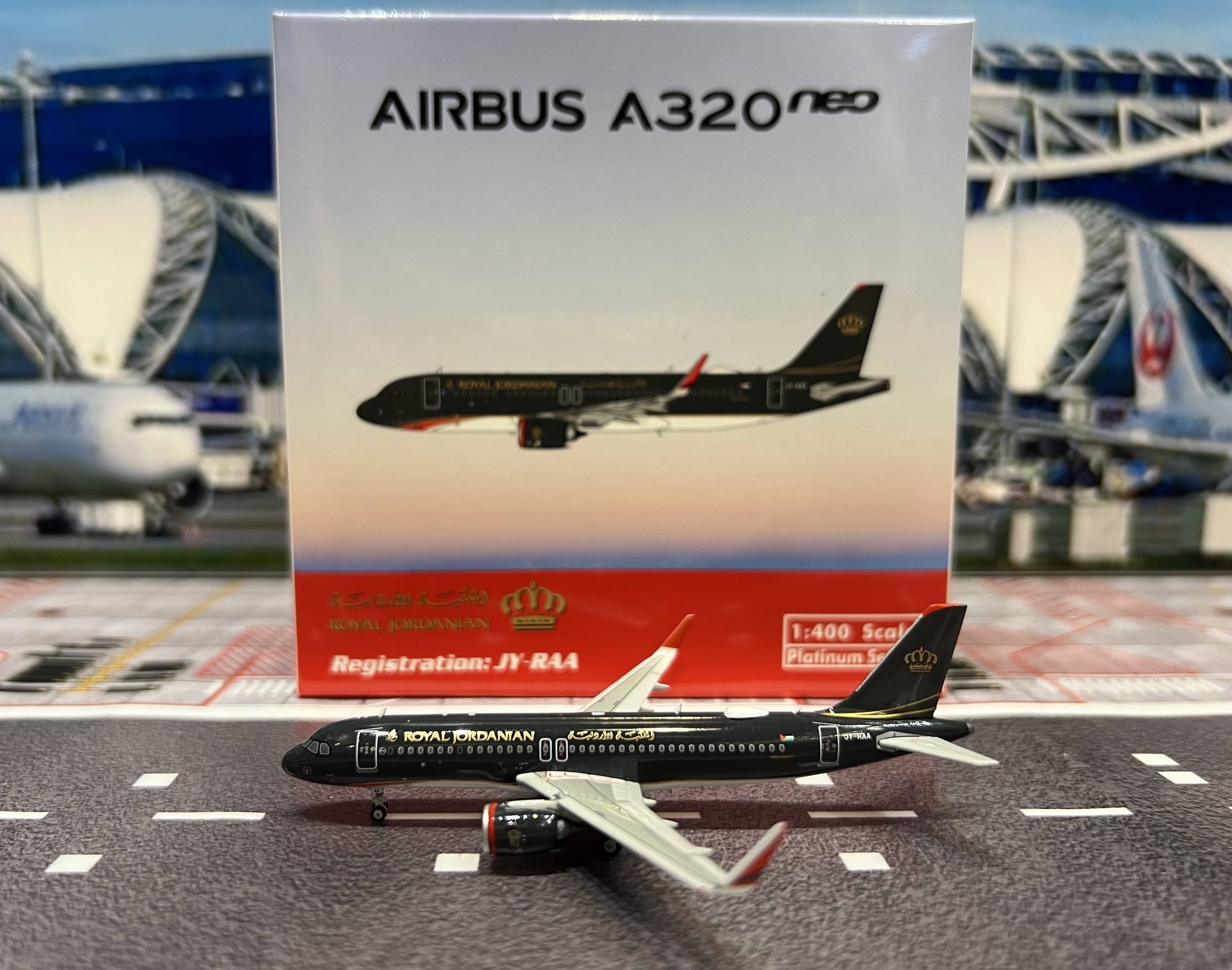 Phoenix 1:400 Royal Jordanian A320neo JY-RAA PH1969