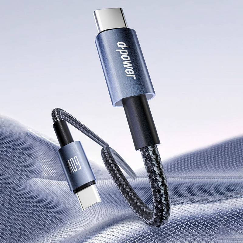 d-power สายชาร์จ Type-C to Type-C 60W รุ่น UB-88 ชิป Ai อัจฉริยะ สายถักไนลอน ทนทาน ยาว 2 เมตร - รายละเอียดสินค้า 26