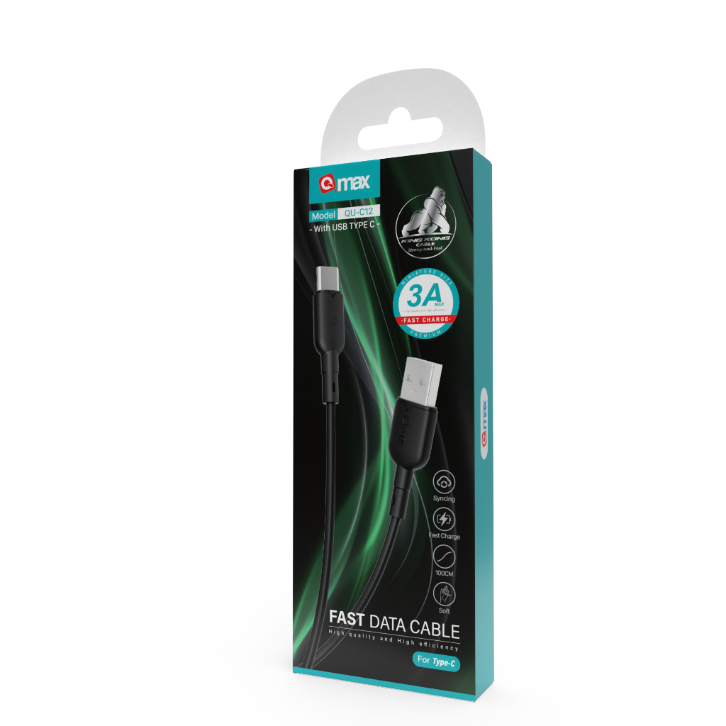 d-power สายชาร์จเร็ว 3AMax รุ่น QU-C12 / CB-C02 | USB to IP, Type-C, Micro ยาว1เมตร Qmax - รายละเอียดสินค้า 25