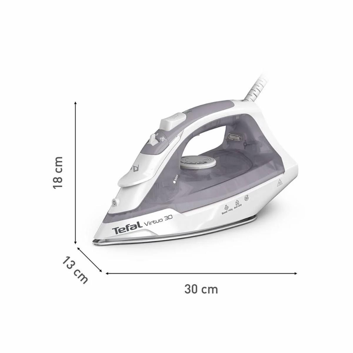 Tefal FV2C63T0 เตารีดไอน้ำ 2200W ไอน้ำต่อเนื่อง 30g/min พลังไอน้ำพิเศษ 140g/min รับประกัน 2ปี - รายละเอียดสินค้า 1