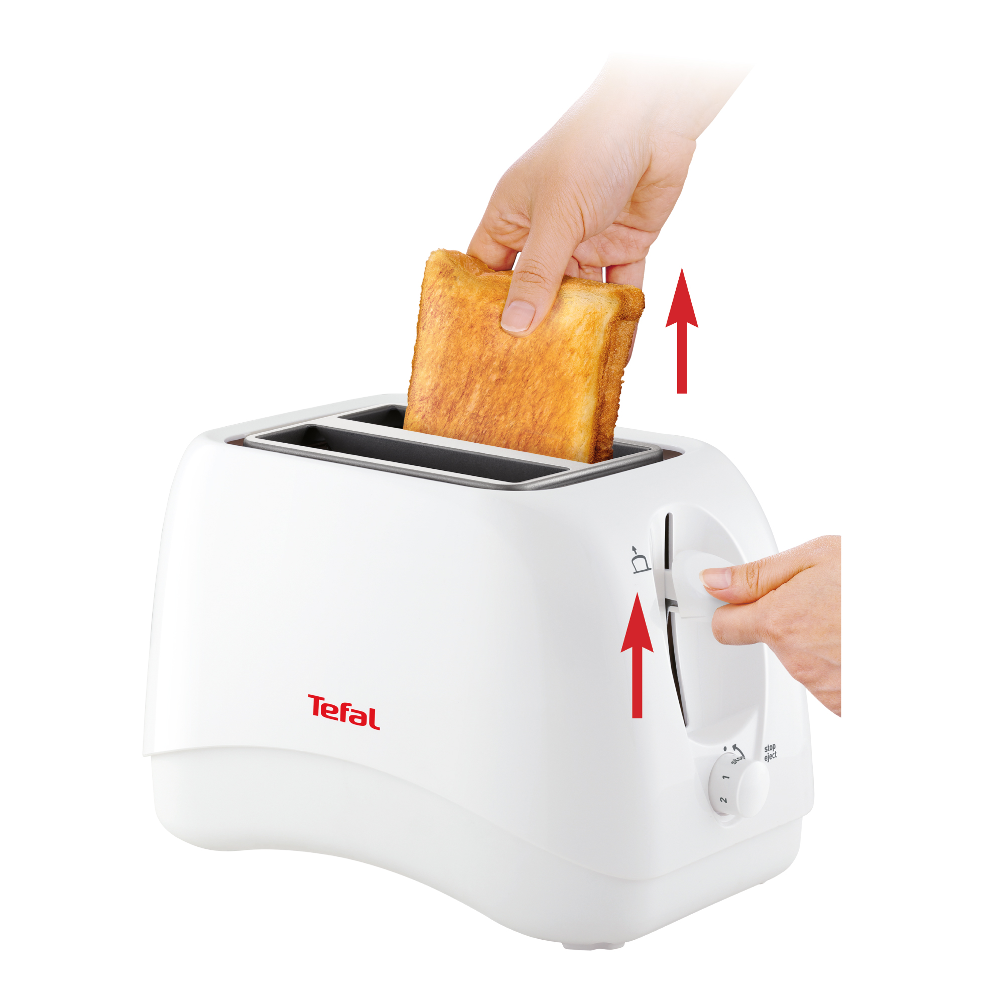 TEFAL เครื่องปิ้งขนมปัง 2 ช่อง รุ่น TT1321TH ปรับระดับความเกรียมได้ ถาดรองเศษขนมปังถอดล้างได้ - รายละเอียดสินค้า 1