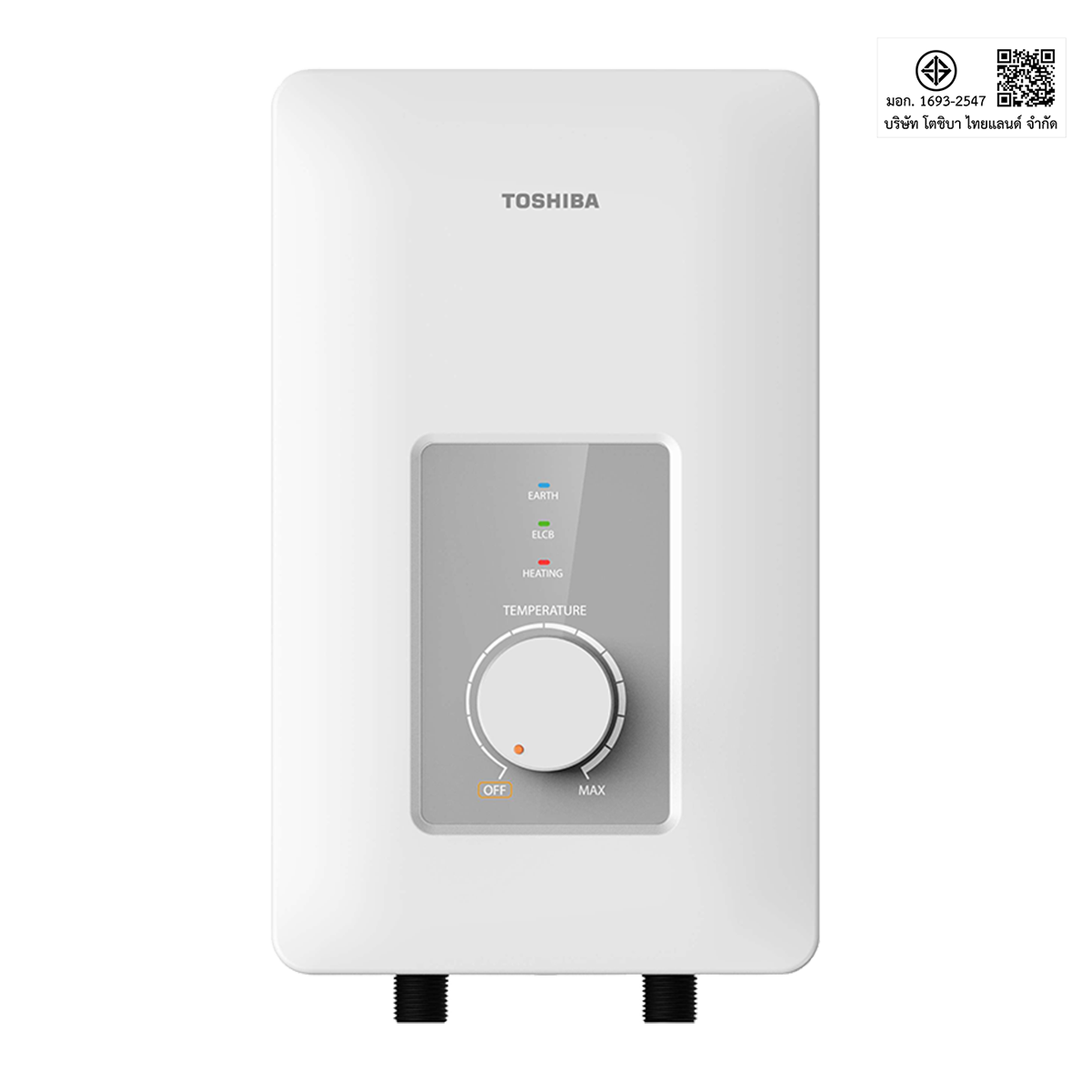 TOSHIBA เครื่องทำน้ำอุ่น รุ่น TWH-38WTH(W) 3800W / TWH-45WTH(W) 4500W ระบบ ELCB ตรวจเช็คสายดินอัตโนมัติ มาตรฐาน IP25 - รายละเอียดสินค้า 106