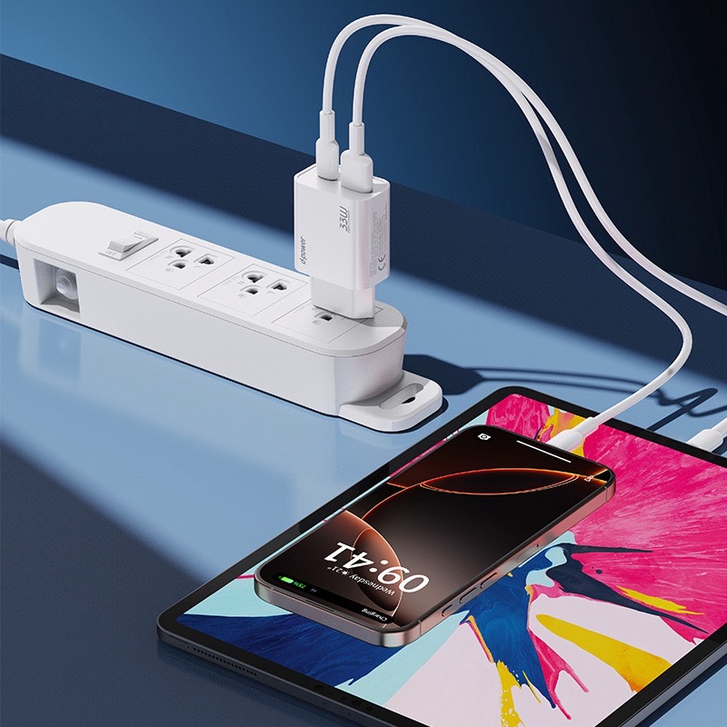 d-power หัวชาร์จเร็ว 33W รุ่น AP-34 PD+QC Dual Port (Type-C+USB) รองรับ PPS ปลั๊กไทย ไม่รวมสาย - รายละเอียดสินค้า 5