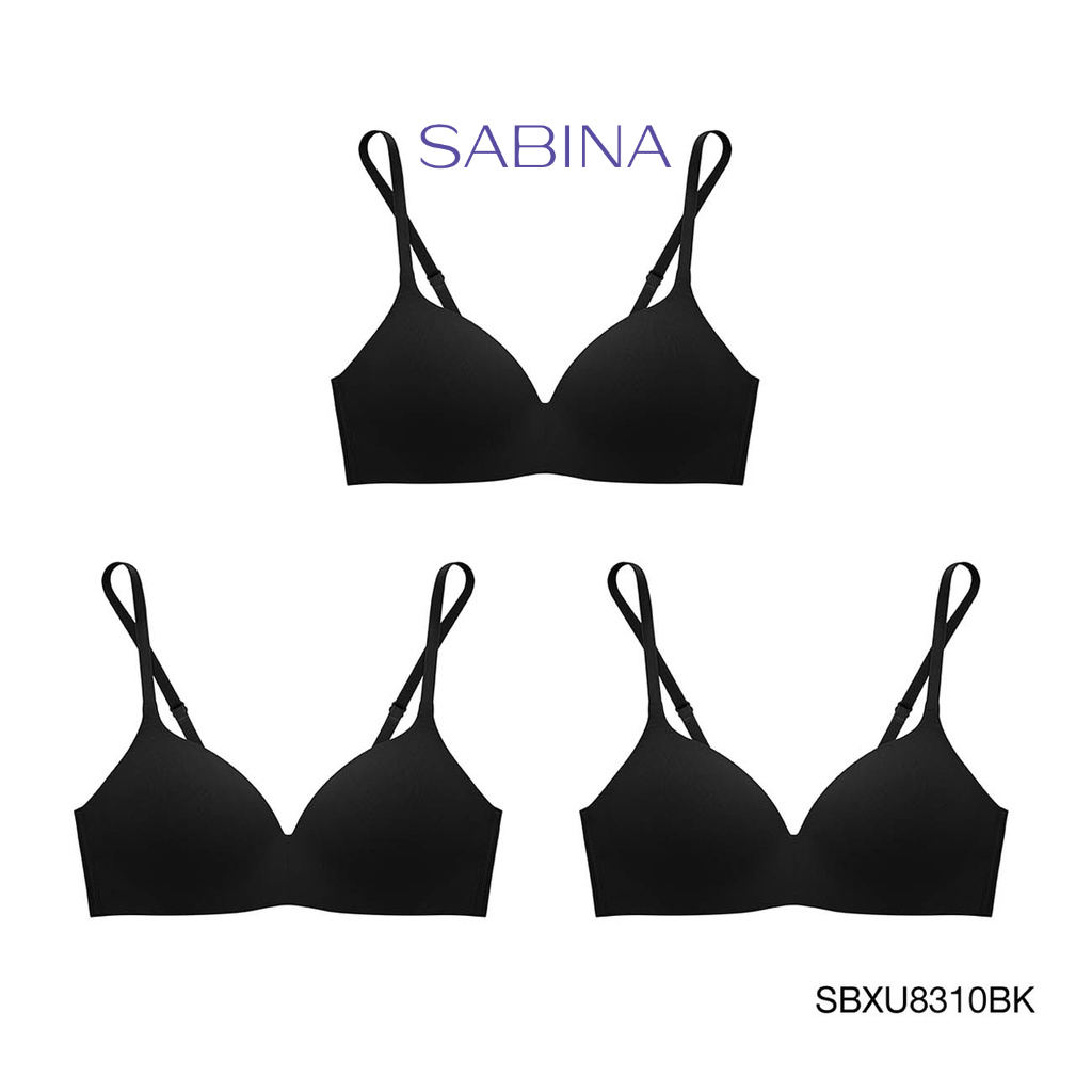 Sabina ซาบีน่า เสื้อชั้นใน INVISIBLE WIRE (Set 3 ชิ้น) (ไร้โครง) SEAMLESS FIT รุ่น Pretty Perfect รห