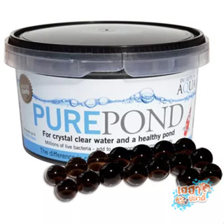 Pure Pond แบคทีเรียมีชีวิต (Nitrifying Bacteria) แบบเม็ดเจล ช่วยน้ำใส ลดแก๊สพิษ ของเสีย ลดแอมโมเนีย/ไนไตรท์ ปริมาณ 500ML