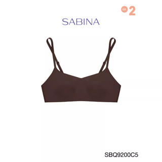 SABINA BRALESS เสื้อชั้นใน Invisible Wire (ไม่มีโครง) รุ่น TWENTY FIVE รหัส SBQ9200C5 สีน้ำตาลโกโก้