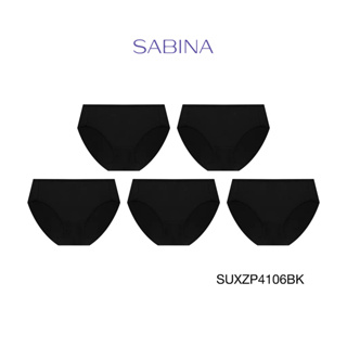 Sabina กางเกงชั้นใน (Set 5 ชิ้น) รุ่น Panty Zone รหัส SUXZP4106BK สีดำ