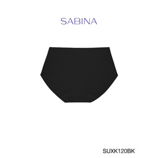 Sabina กางเกงชั้นใน (ทรงHalf) รุ่น Soft Collection Seamless รหัส SUXK120BK สีดำ