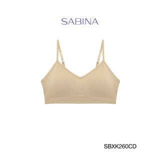 Sabina เสื้อชั้นใน (ไม่มีโครง) รุ่น Soft Collection รหัส SBXK260CD สีเนื้อเข้ม