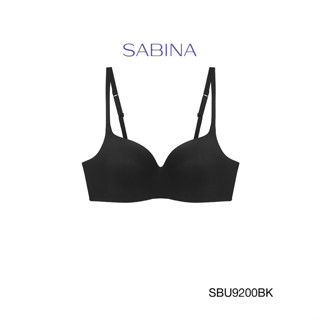 SABINA BRALESS เสื้อชั้นใน รุ่น PRETTY PERFECT (ไร้โครง) รหัส SBU9200BK สีดำ