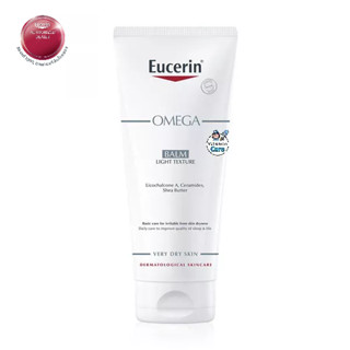 Exp.4/25 (200 มล) บำรุงผิวกาย ยูเซอริน โอเมก้า บาล์ม ซึมเร็ว Eucerin Omega Balm Light Texture ผิวแห้ง แดง คัน