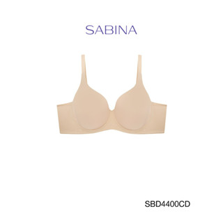 Sabina ซาบีน่า เสื้อชั้นใน Seamless Fit (มีโครง) รุ่น Perfect Bra รหัส SBD4400CD สีเนื้อเข้ม