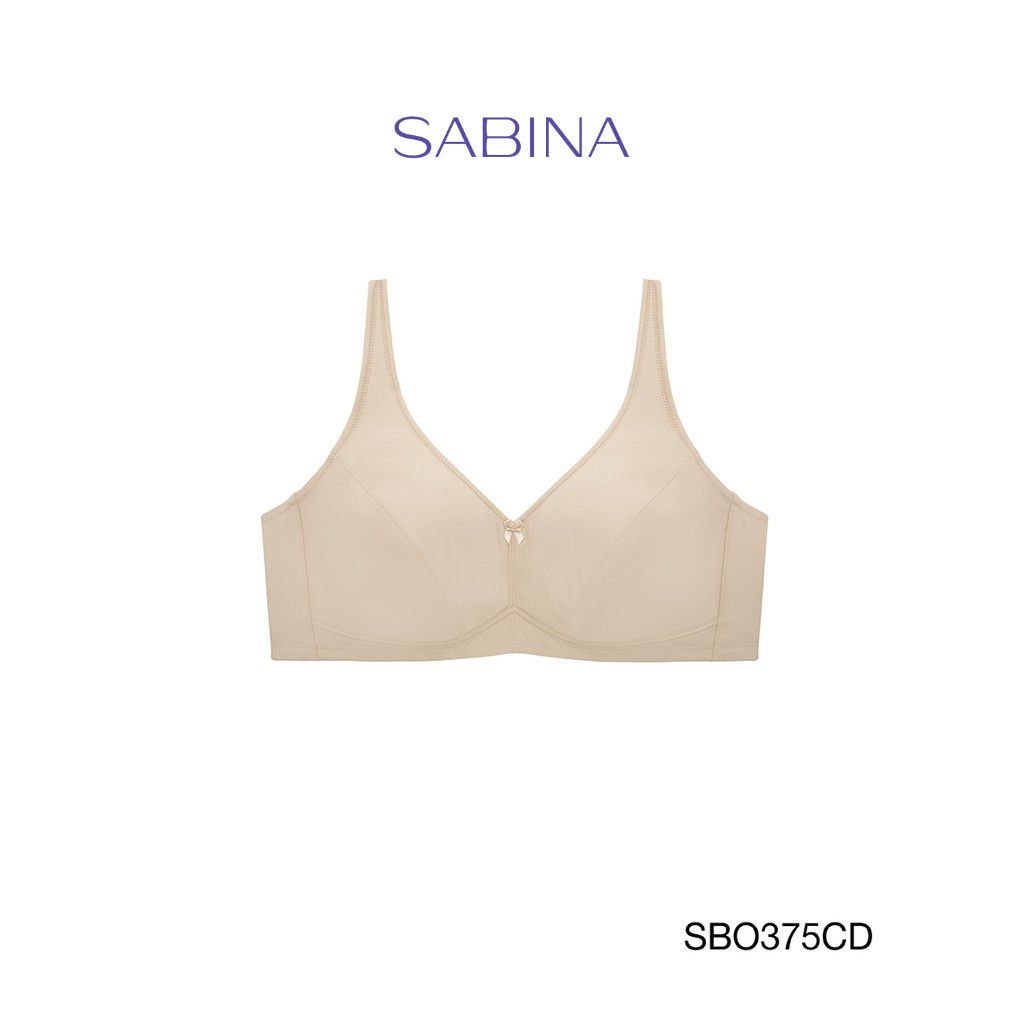 Sabina เสื้อชั้นใน Invisible Wire (ไม่มีโครง) รุ่น Function Bra รหัส SBO375CD สีเนื้อเข้ม