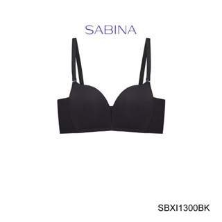 SABINA BRALESS เสื้อชั้นใน Invisible Wire (ไร้โครง) รุ่น Modern V รหัส SBXI1300BK สีดำ