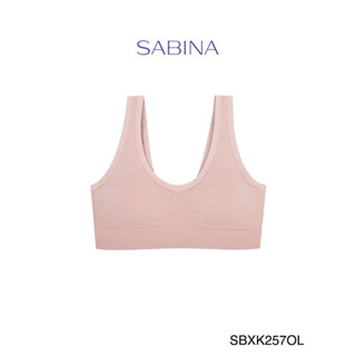 Sabina เสื้อชั้นใน Seamless Fit รุ่น Soft Collection (ไม่มีโครง) รหัส SBXK257OL สีโอรส