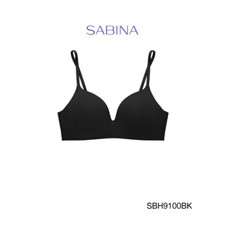 SABINA BRALESS เสื้อชั้นใน รุ่น SOFT DOOMM (ไร้โครง) รหัส SBH9100BK สีดำ